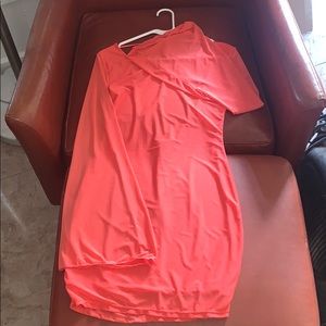 Wide sleeved short dress